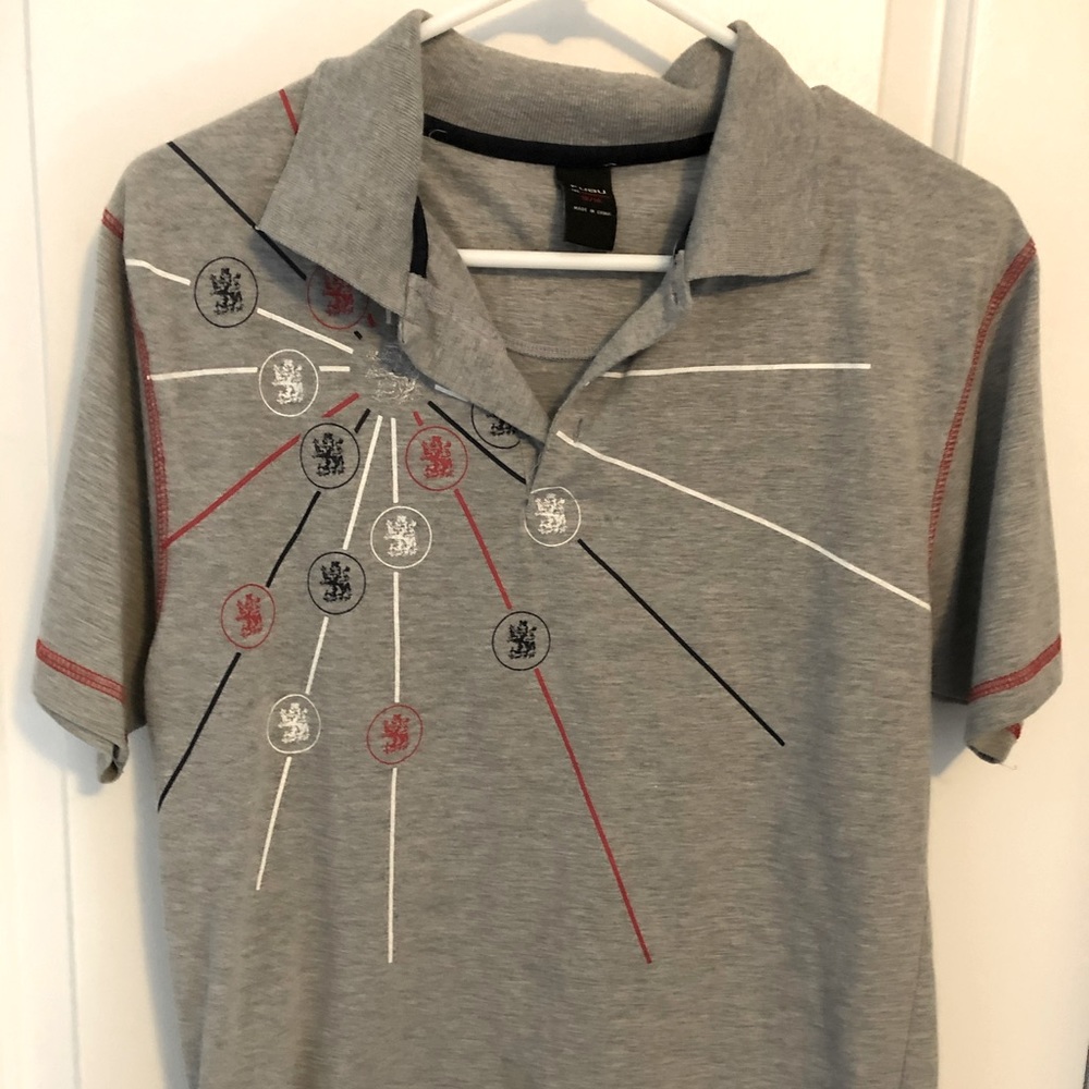 Boys 12/14 grey collard FUBU shirt 👕